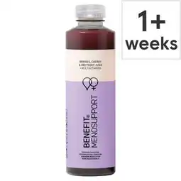 Tesco BENEFIT MENOPAUSE BERRIES, CHERRY & BEETROOT JUICE + MULTIVITAMINS 750ML offer