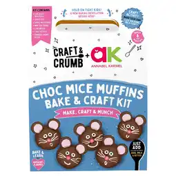 Tesco Craft & Crumb Choc Mice Muffins Bake & Craft Kit 235g offer