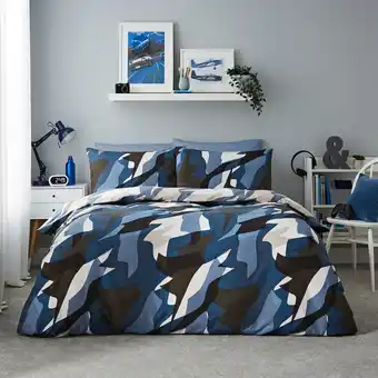 Tesco Silentnight Camo Print Duvet Set Single offer