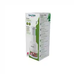 Tesco Salter Grey Press Chopper offer