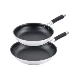 Asda Scoville Steellux 2 Piece Frying Pan Set offer