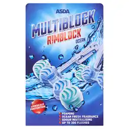 Asda ASDA Multiblock Rimblock Ocean 2 x 48g offer