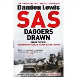 Asda Paperback SAS: Daggers Drawn by Damien Lewis offer
