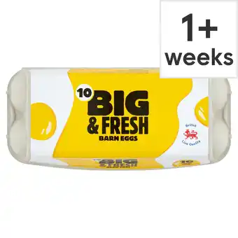 Tesco Big & Fresh Barn Eggs Large 10 Pack offer