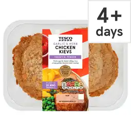 Tesco Tesco 2 Garlic and Herb Chicken Kievs 270g offer