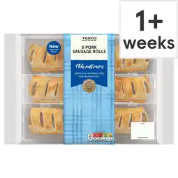 Tesco Tesco 6 Pork Sausage Rolls 360g offer