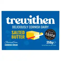 Tesco Trewithen Salted Block Butter 250G offer