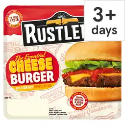 Tesco Rustlers The Essential Cheeseburger 166g offer