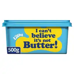 Tesco I Can't Believe It's Not Butter Light Spread 500g offer