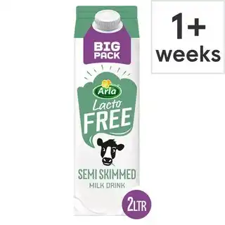 Tesco Arla Lacto Free Semi Skimmed Milk Drink 2 Litre offer