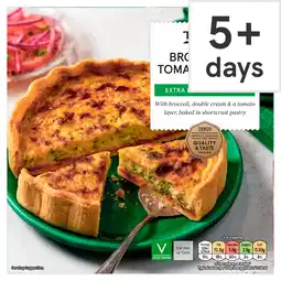 Tesco Tesco Broccoli Tomato Quiche 400g offer