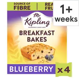 Tesco Mr Kipling Blueberry Breakfast Bakes Snack Cakes 4 pack offer