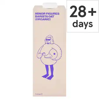 Tesco Minor Figures Organic Barista Oat Drink 1L offer