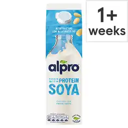 Tesco Alpro Soya Chilled Drink 1 Litre offer
