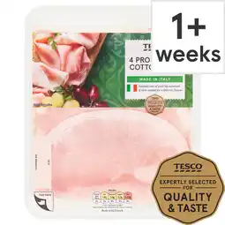 Tesco Tesco Prosciutto Cotto 100G offer