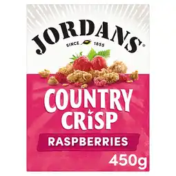 Tesco Jordans Country Crisp Raspberry Cereal 450g offer