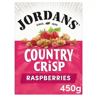 Tesco Jordans Country Crisp Raspberry Cereal 450g offer