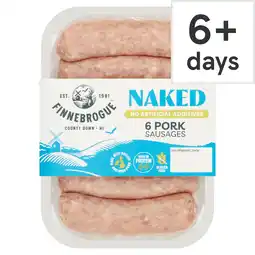 Tesco Finne Brogue Naked Ultimate Pork Sausage 400G offer