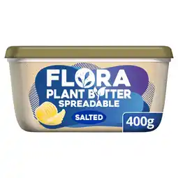 Tesco Flora Plant Butter Spreadable 400g offer