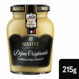 Tesco Maille Dijon Original Mustard 215G offer