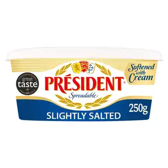 Tesco Président French Slightly Salted Spreadable 250g offer