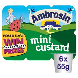 Tesco Ambrosia Custard Minis 330G offer