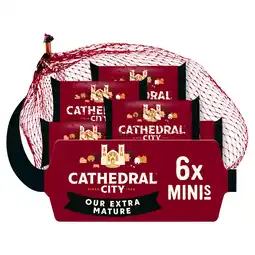 Tesco Cathedral City Extra Mature Cheddar Minis 6x20g offer