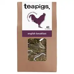 Tesco teapigs English Breakfast 40 Tea Bags 3.3g offer