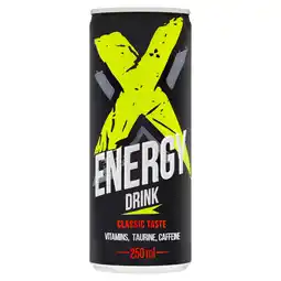 Tesco X Classic Taste Energy Drink 250ml offer