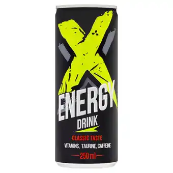 Tesco X Classic Taste Energy Drink 250ml offer