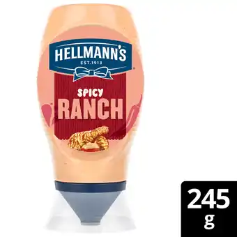 Tesco Hellmann's Spicy Ranch Mayo 245g offer