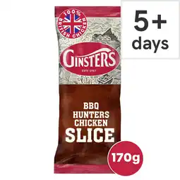 Tesco Ginsters BBQ Hunters Chicken Slice 170G offer
