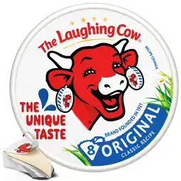 Tesco Laughing Cow Original Cheese Spread Triangles 8 Pack 133G offer