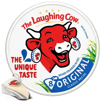 Tesco Laughing Cow Original Cheese Spread Triangles 8 Pack 133G offer