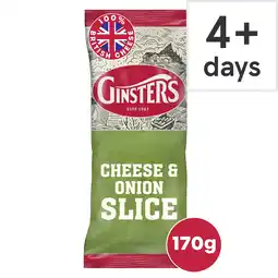 Tesco Ginsters Cheddar & Onion Slice 170G offer