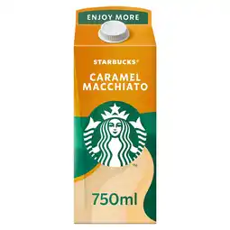 Tesco Starbucks Caramel Macchiato Chilled Coffee 750ml offer