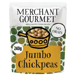 Tesco Merchant Gourmet Jumbo Chickpeas 240g offer