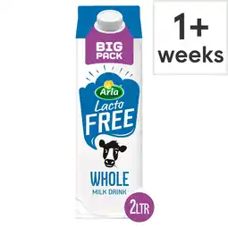 Tesco Arla Lactofree Whole Milk Drink 2L offer