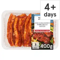 Tesco Tesco Korean BBQ Inspired Pork Belly Slices 400g offer