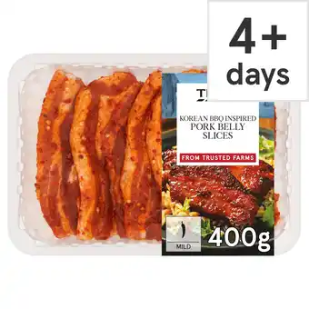 Tesco Tesco Korean BBQ Inspired Pork Belly Slices 400g offer