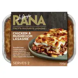 Tesco La Famiglia Rana Chicken & Mushroom Lasagne 700g offer