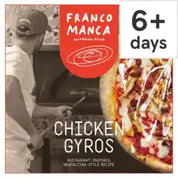 Tesco Franco Manca Chicken Gyros Pizza 485g offer