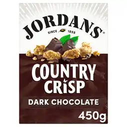 Tesco Jordans Country Crisp Dark Chocolate Cereal 450g offer