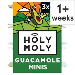 Tesco Holy Moly Guacamole Original 3 x 57g offer