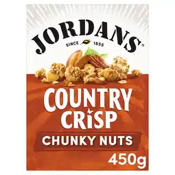 Tesco Jordans Country Crisp Chunky Nut Cereal 450g offer