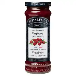 Tesco St Dalfour Raspberry Fruit Spread 284G offer