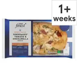 Tesco Tesco Finest Sunsoaked Tomato & Mozzarella Focaccia 305g offer
