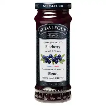 Tesco St Dalfour Blueberry Spread 284g offer