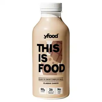 Tesco Yfood Ready-To-Drink Complete Meal - Classic Choco 500ml offer
