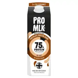 Tesco Pro Mlk Protein Shake Chocolate 1L offer